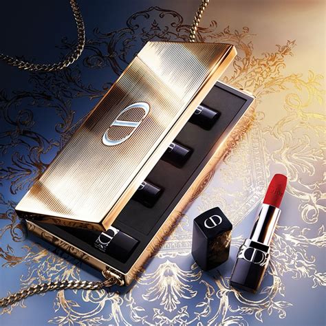 dior christmas edition lipstick|dior limited edition lipstick clutch.